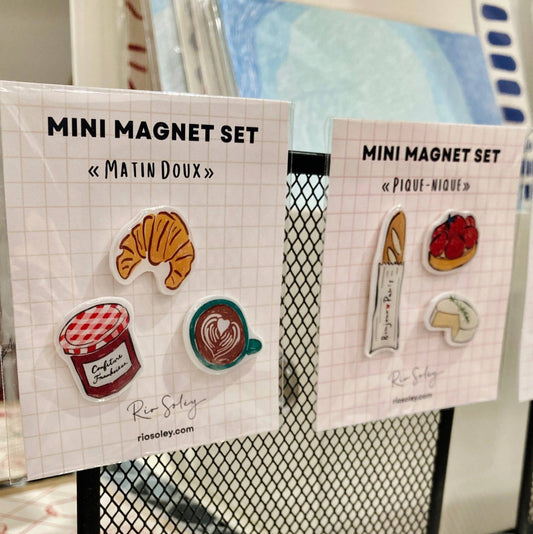 Handgemachtes Mini-Magnet-Set – Apéro-Zeit