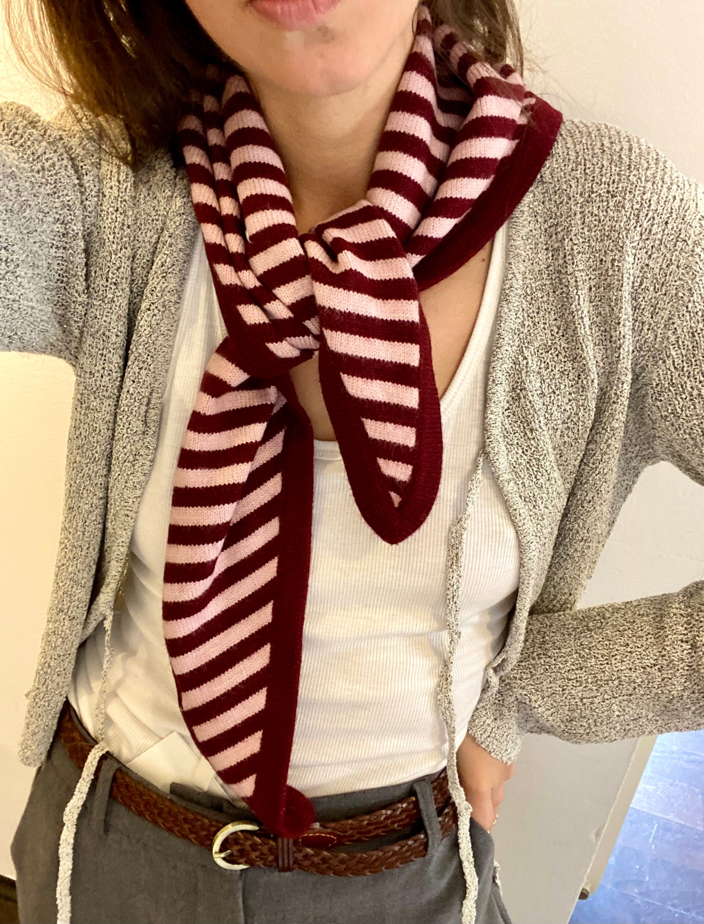 Sophie scarf burgundy