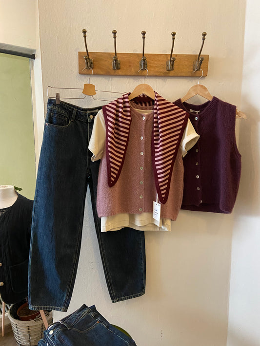 Strickweste altrosé