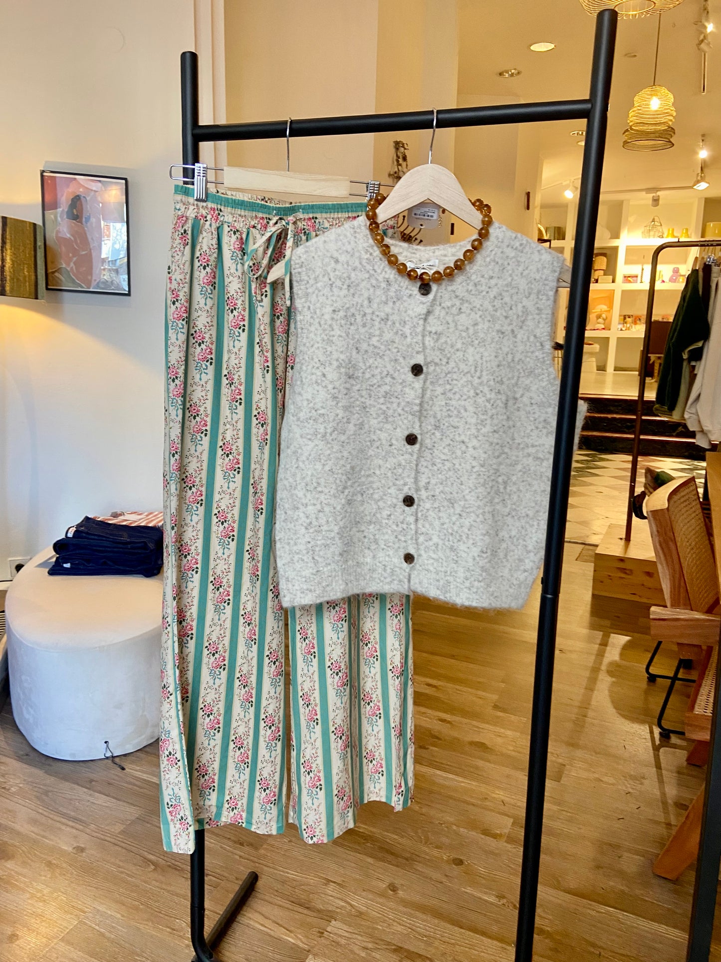 Leichte Hose Folk Green