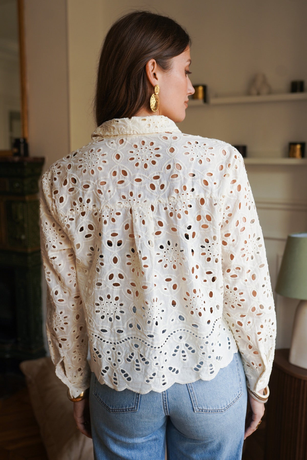 Bluse Broderie Anglaise