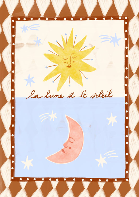 Print Moon&Sun A5