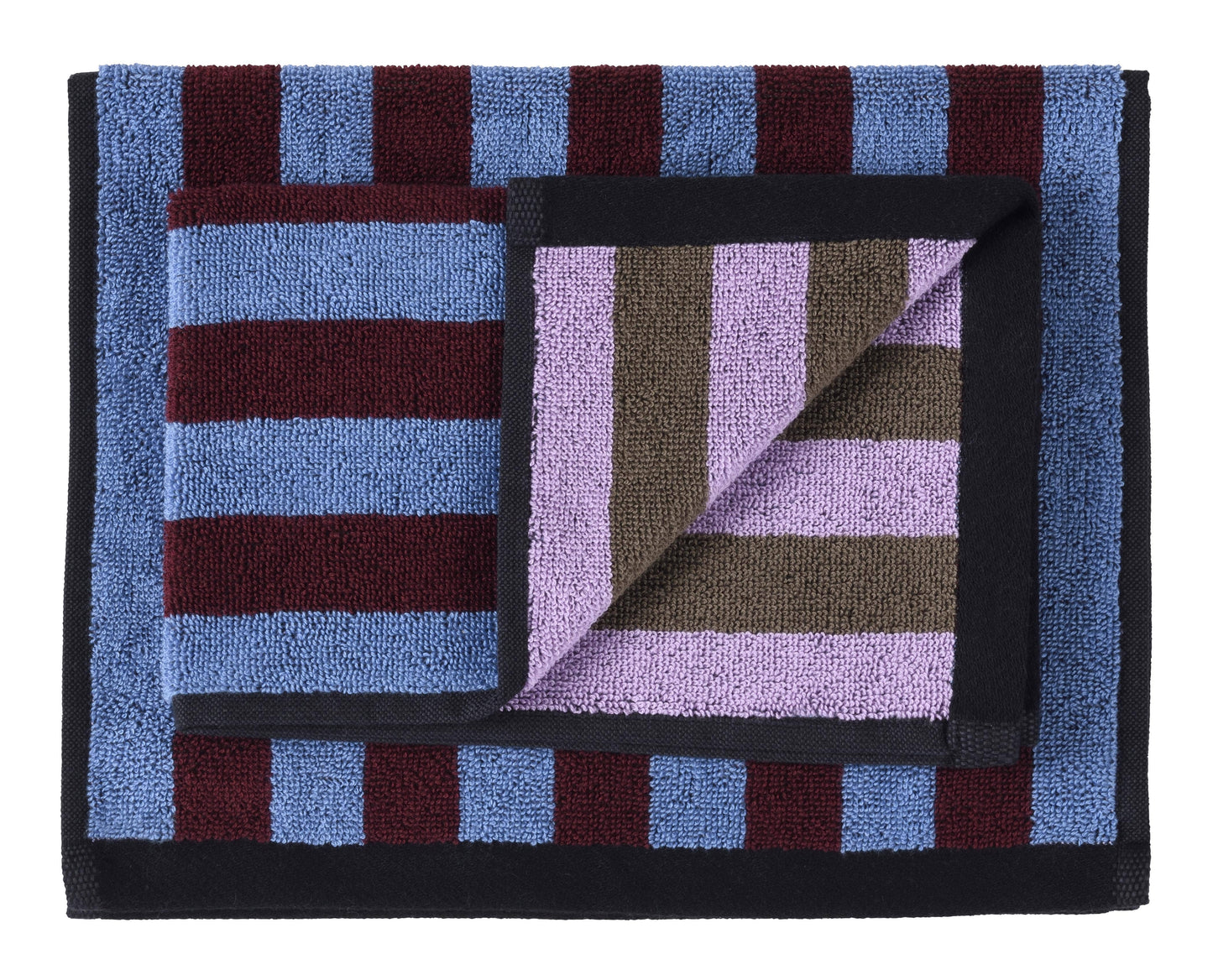 Set aus 2 Gästetüchern Charly Myrtille 30 x 50 cm