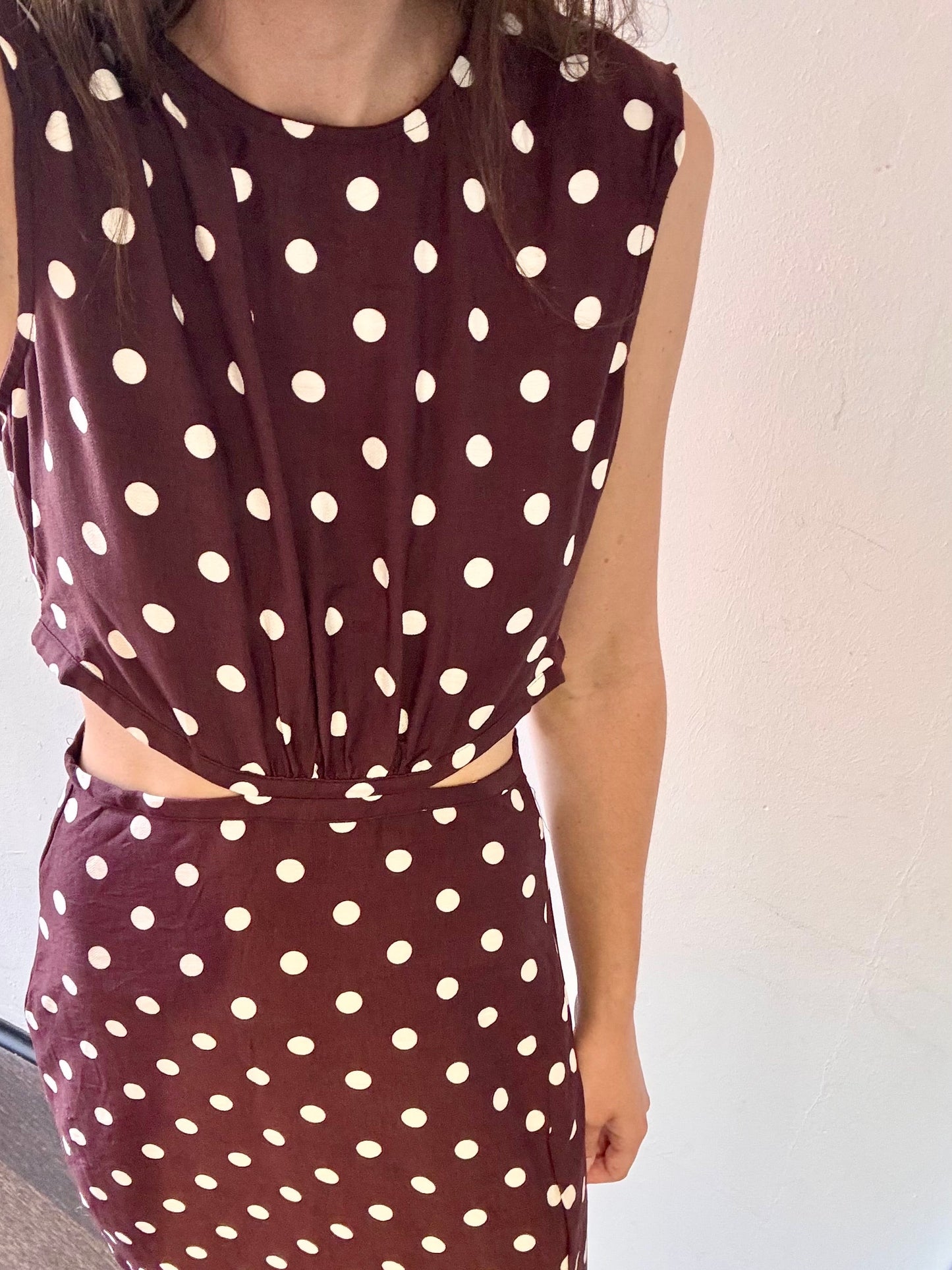 Midikleid mit Polkadots Celine