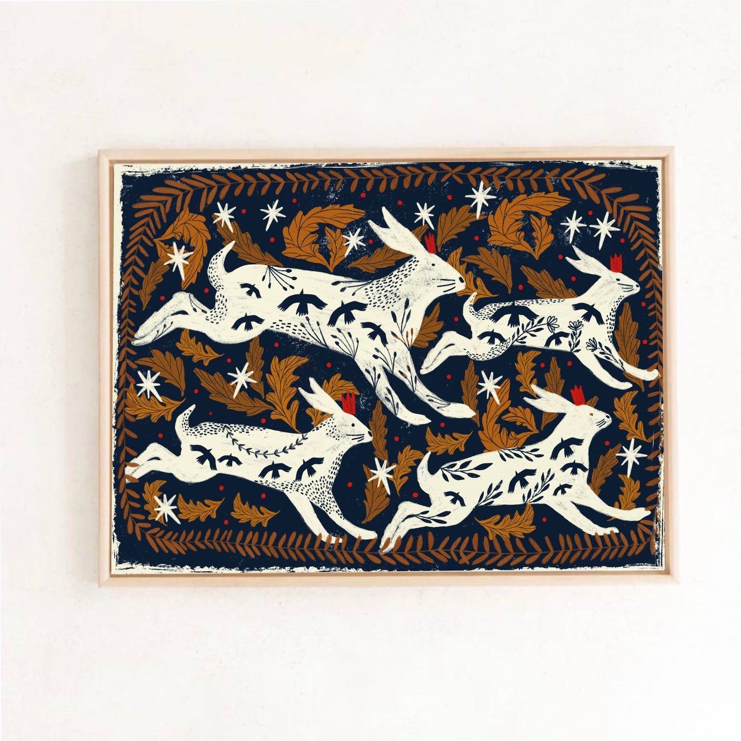 Print Bunnies dark A4