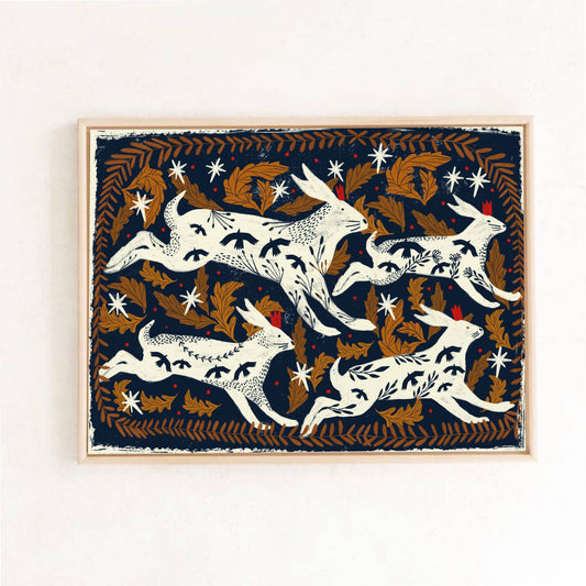 Print Bunnies dark A4