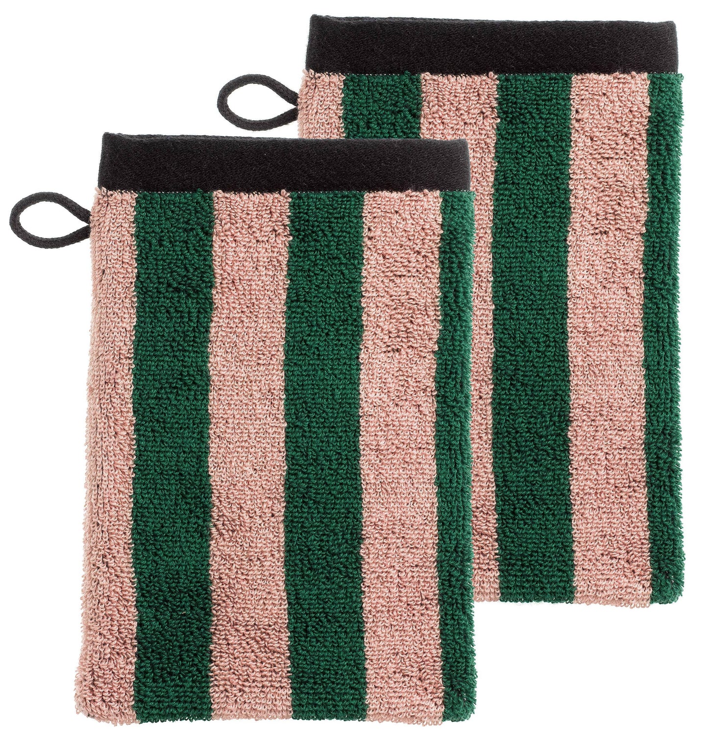 2er-Set Waschlappen Charly Basilic 15 x 21 cm