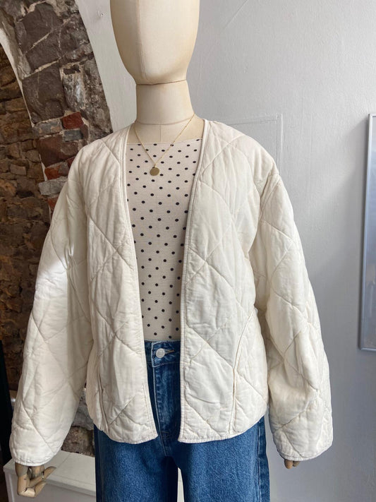 Steppjacke aus Samtcord Léa