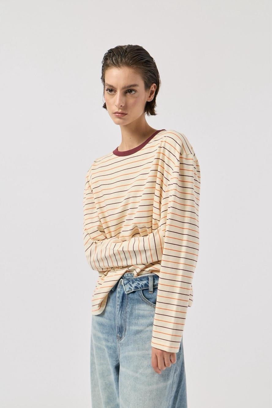 Longsleeve Charlie in Creme