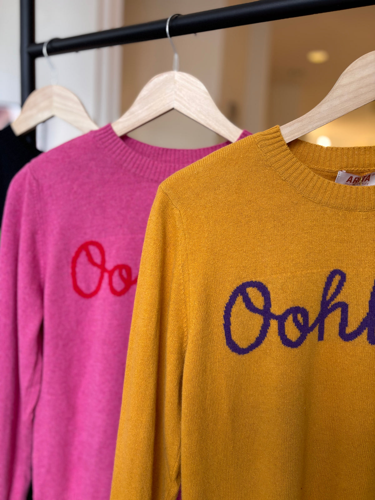 Pulli Ola aus Wollmix in Senf
