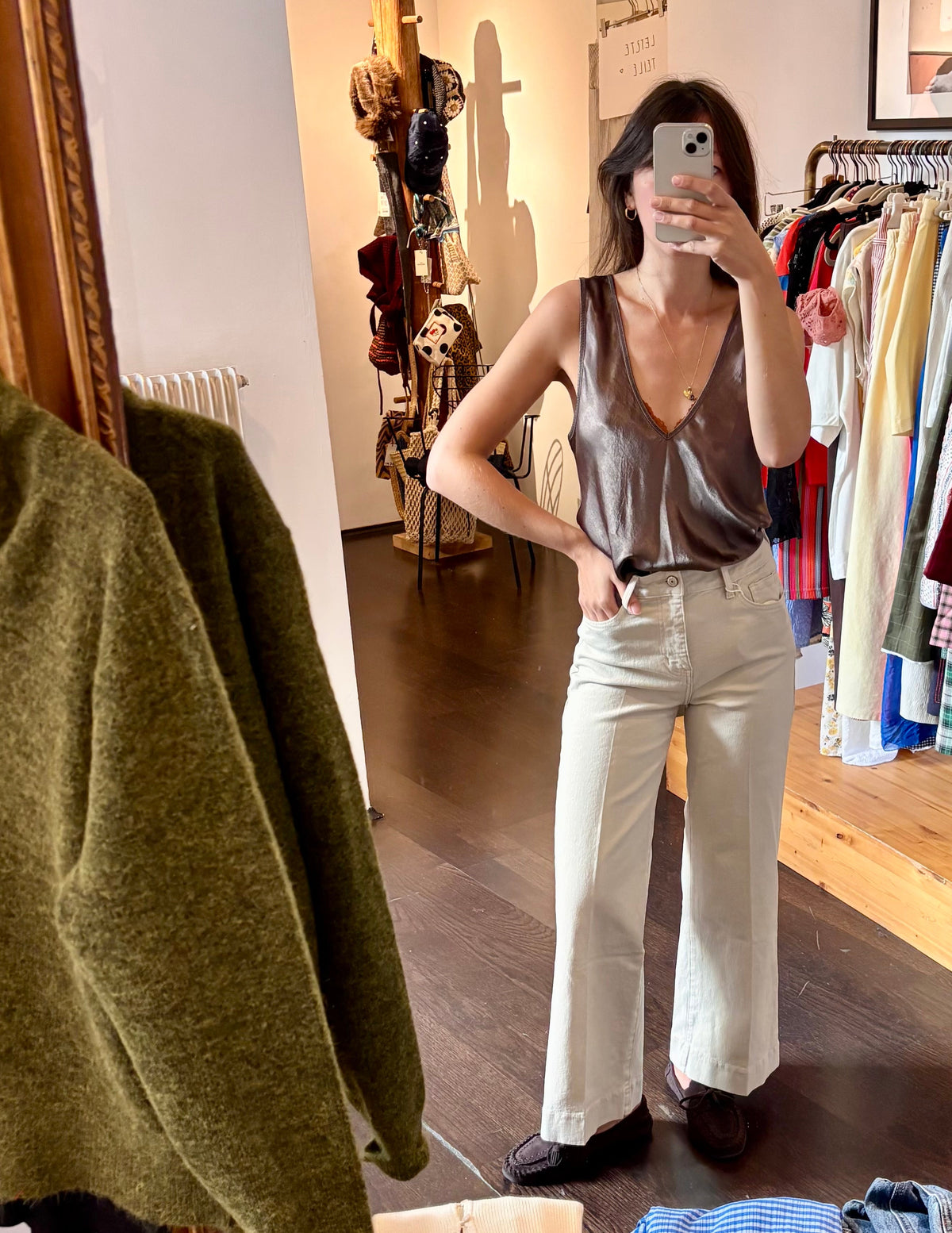 Jeans Vienna in Taupe