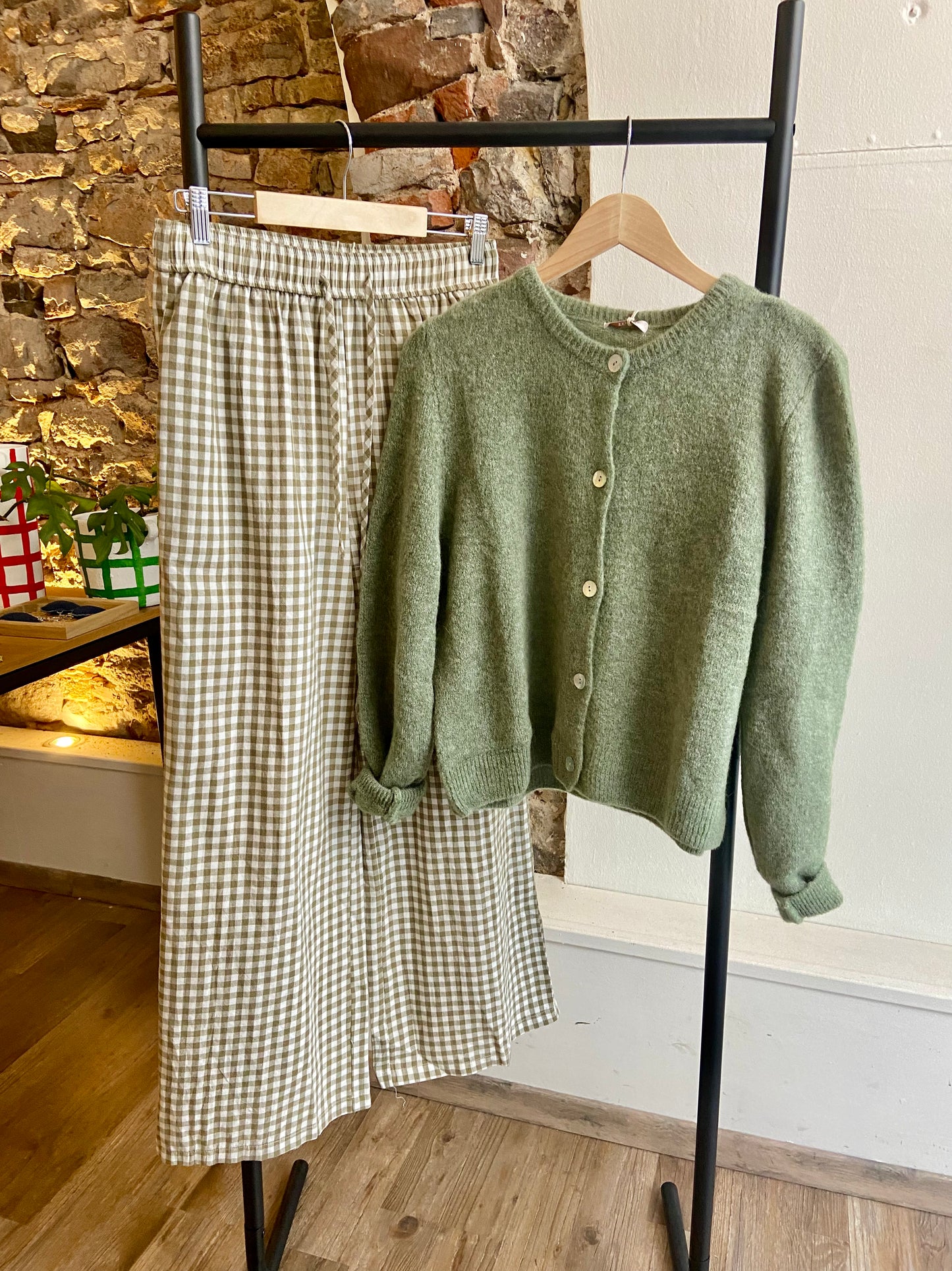 Cardigan mit Alpaka Anteil
