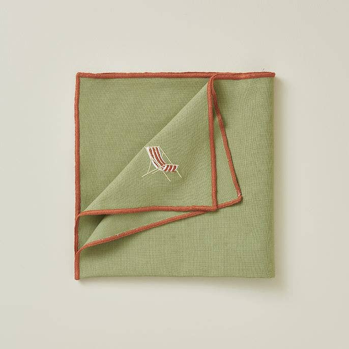 Serviette Plein soleil grün