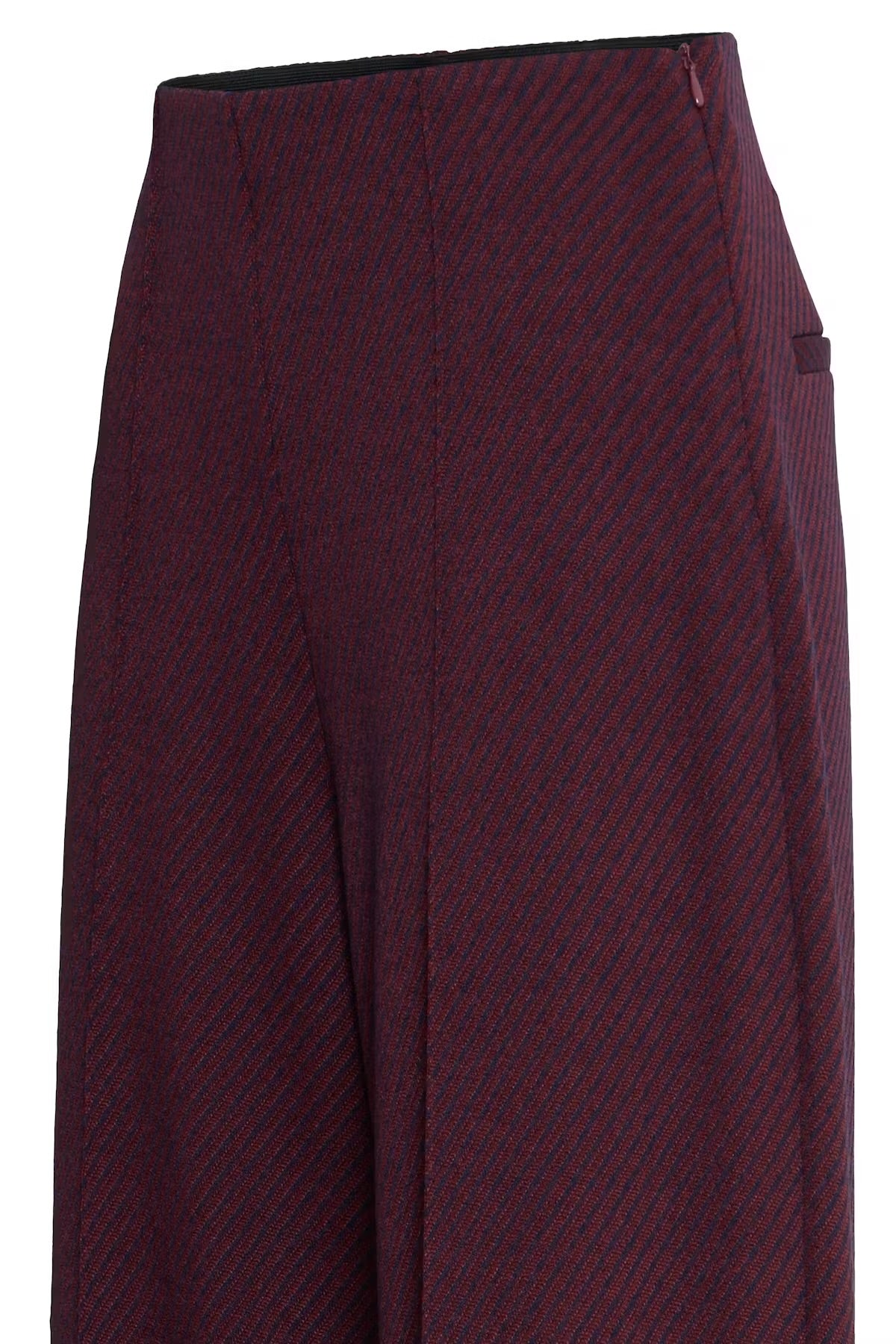Wideleg Hose Lou burgundy
