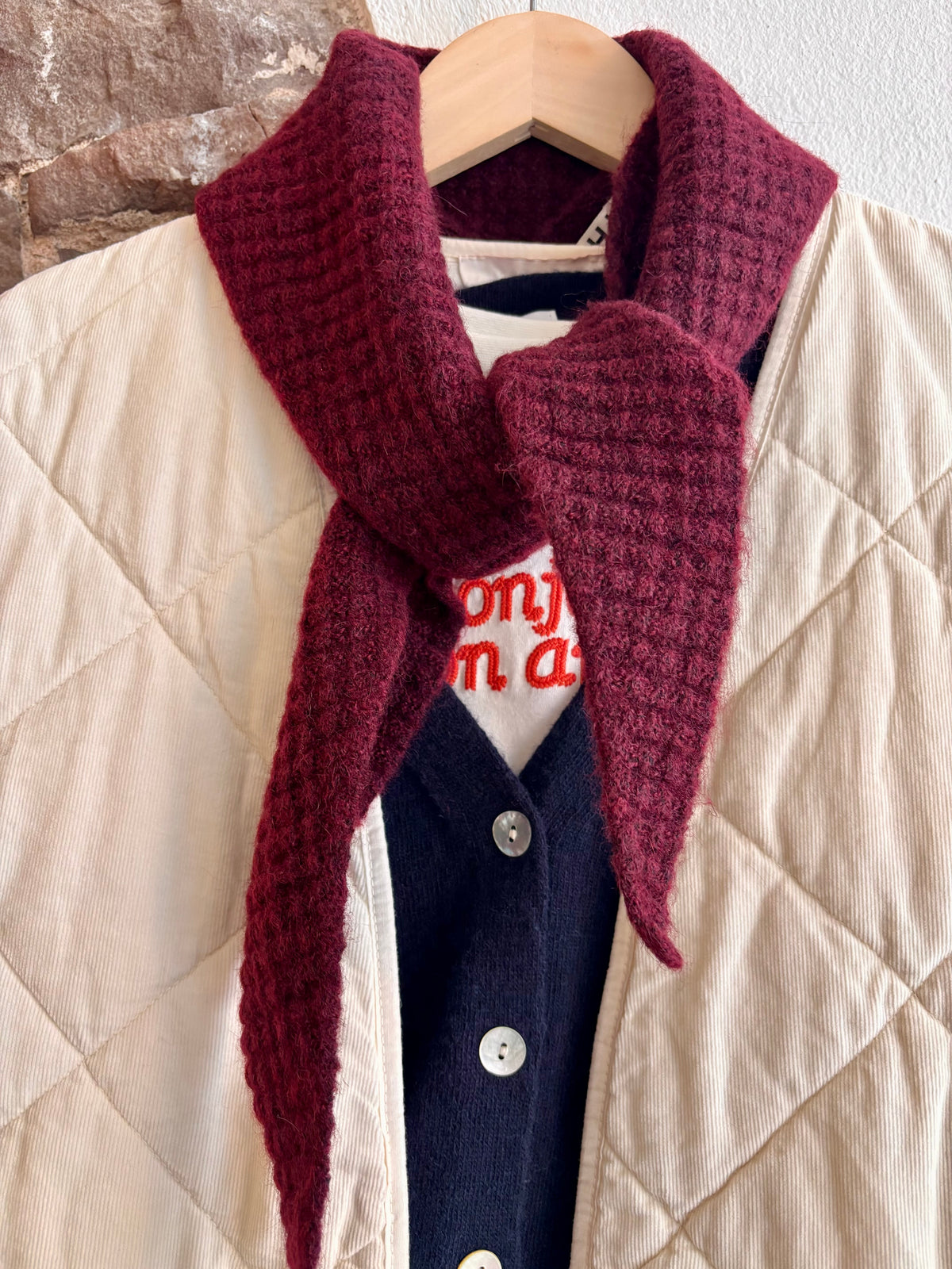Strickweste Camille aus Wolle in Navy