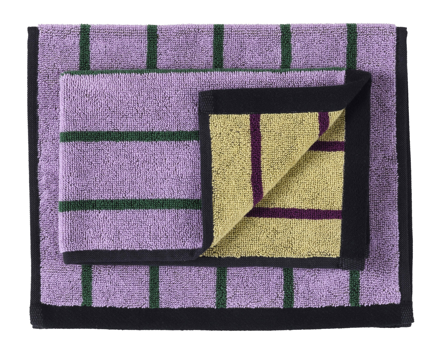 2er-Set Gästetücher Charly Flieder 30 x 50 cm