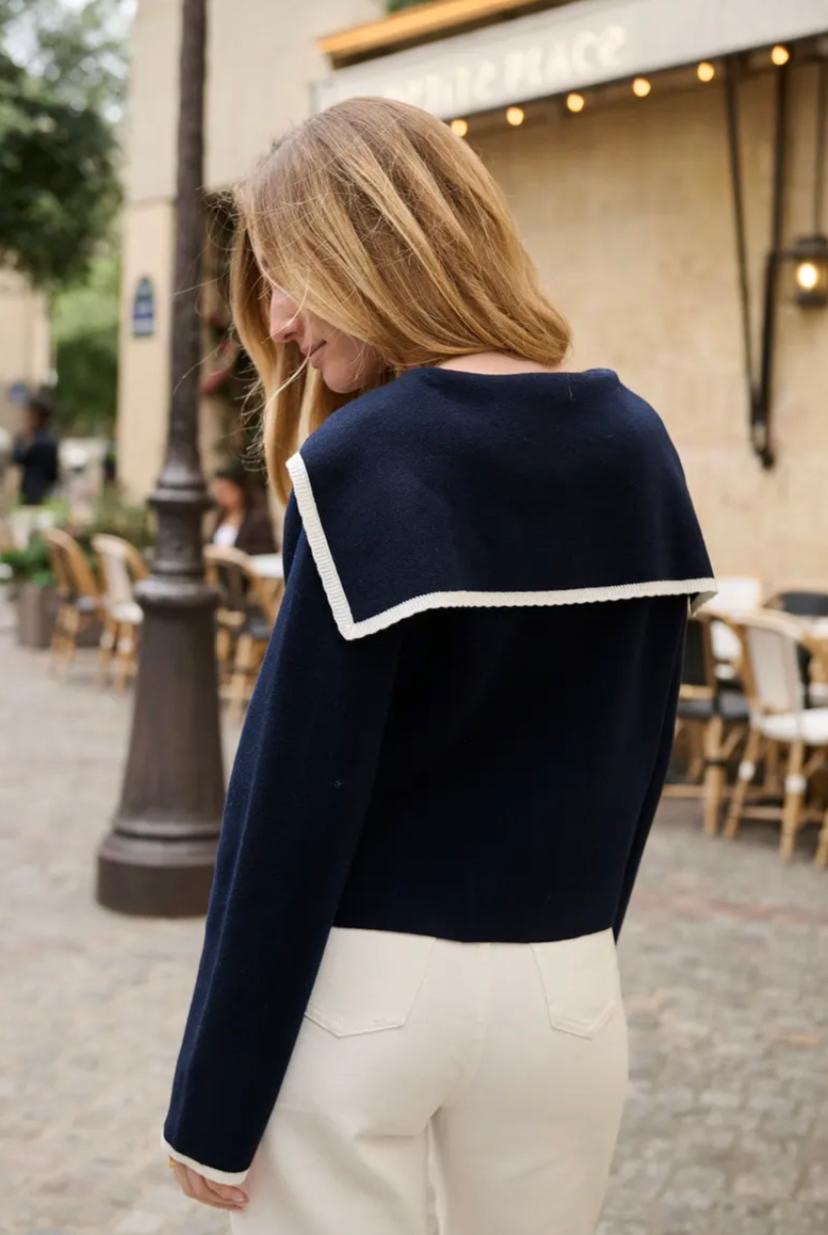 Pulli mit Matrosenkragen Elli