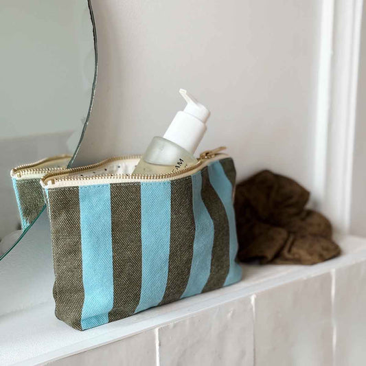 Kultur Täschchen blue stripe