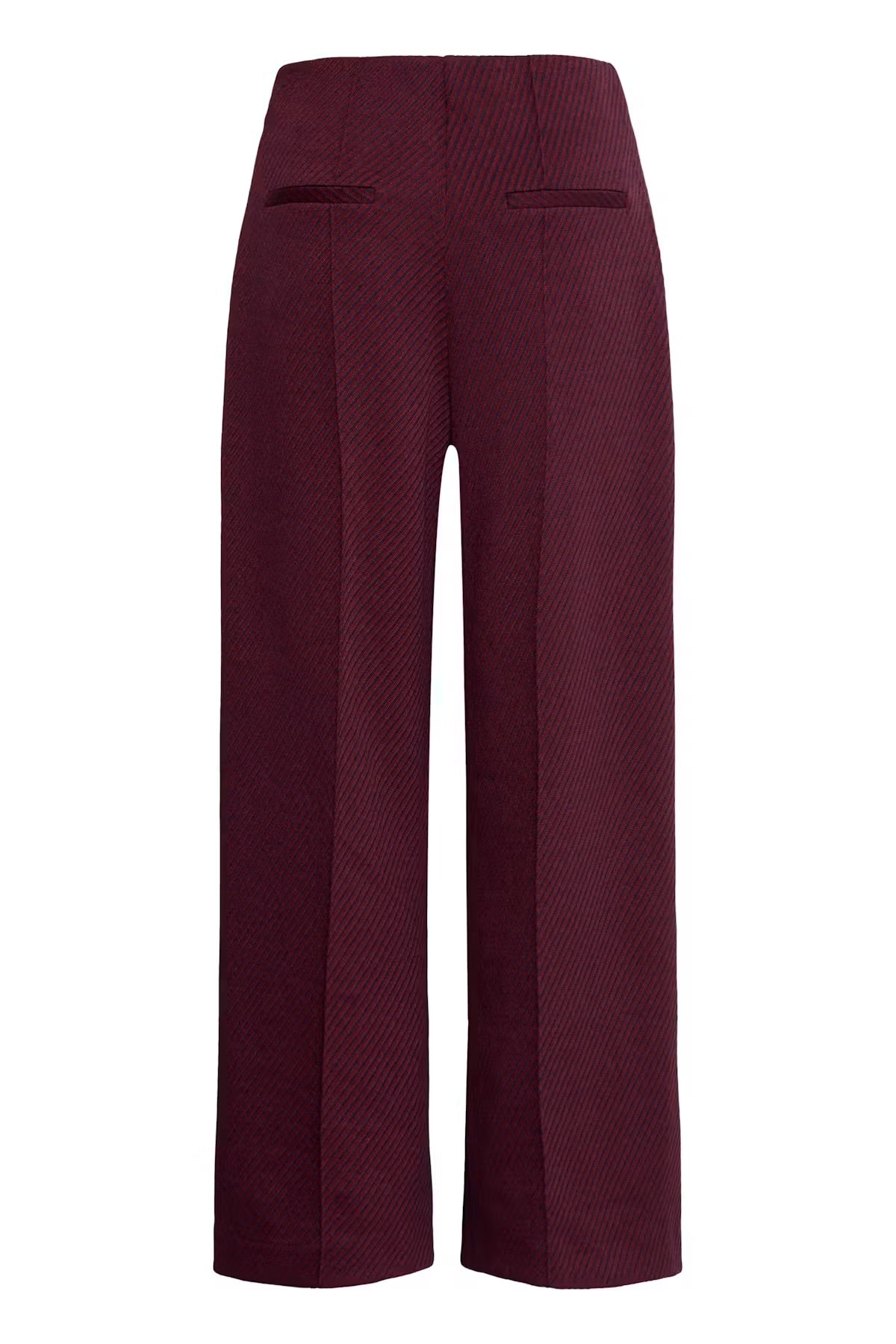 Wideleg Hose Lou burgundy