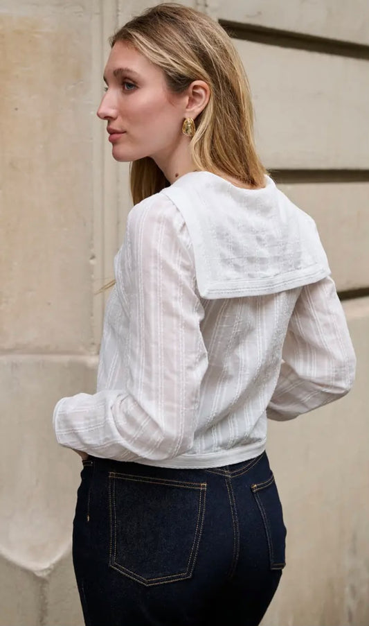 Bluse Cleo mit Matrosenkragen