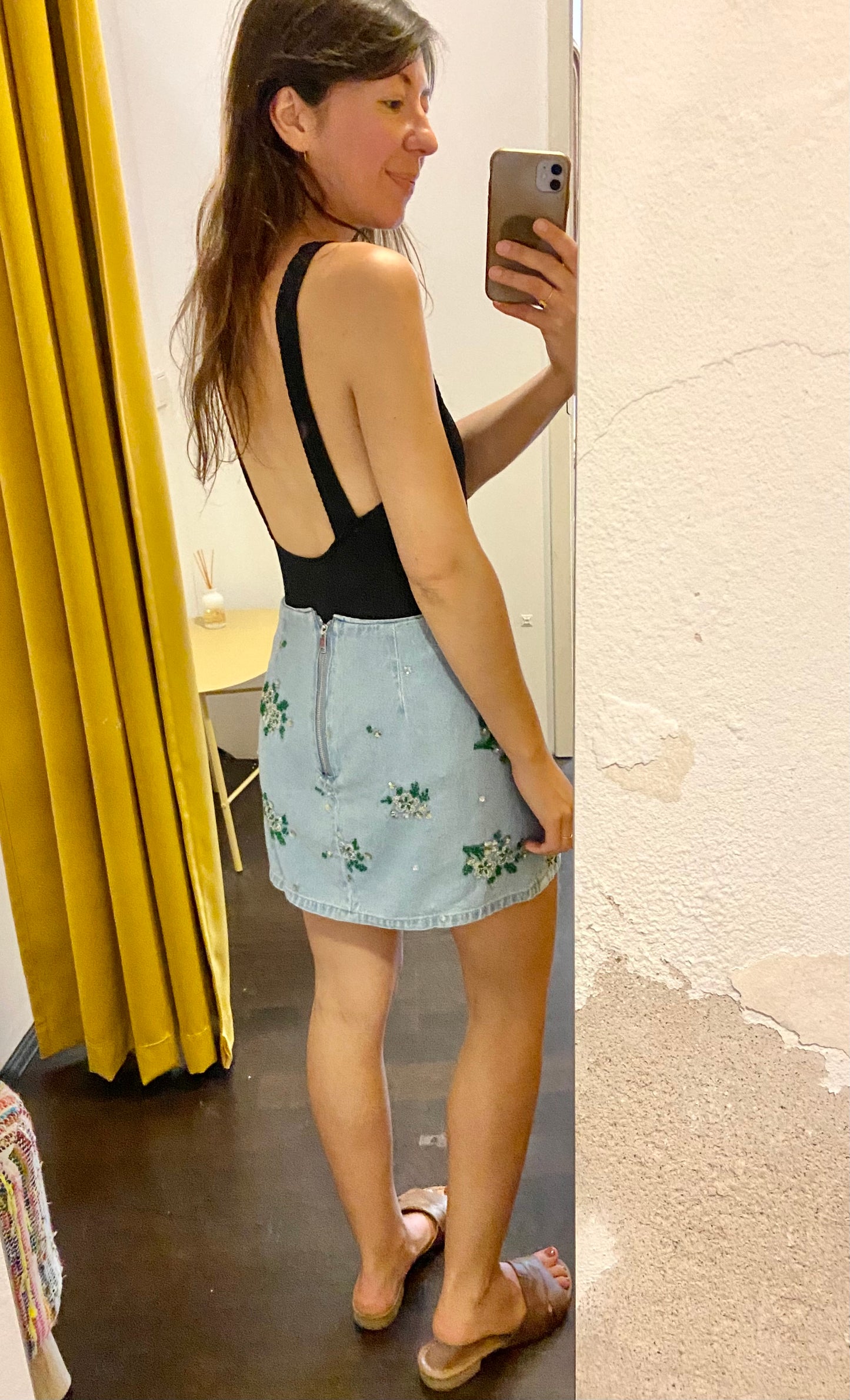Denim Rock bestickt