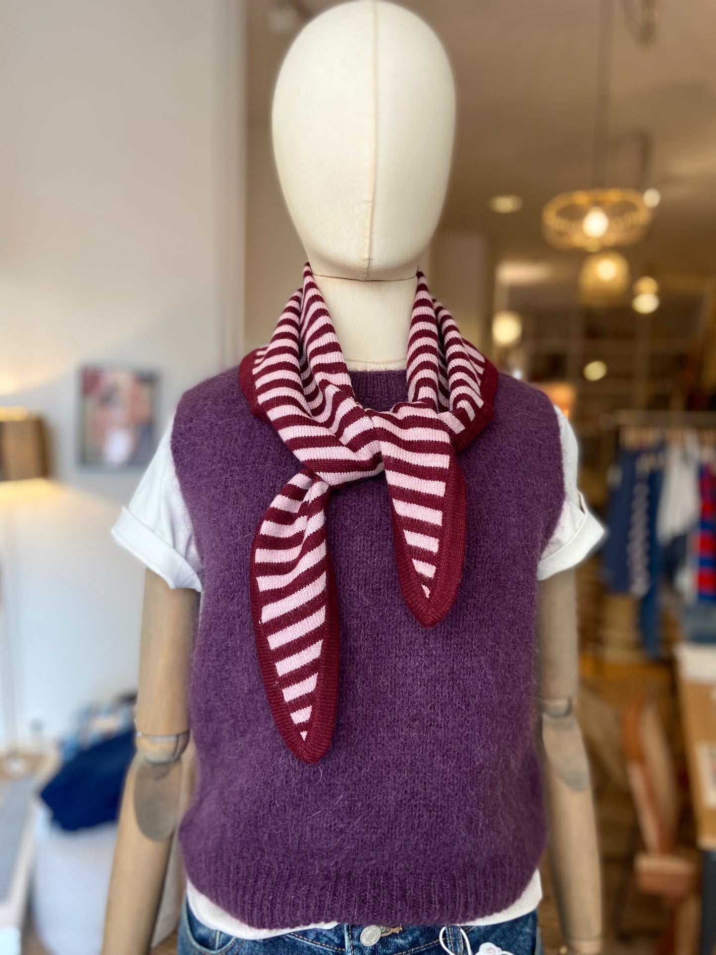 Sophie scarf burgundy