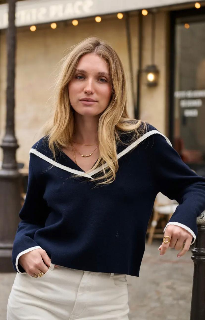 Pulli mit Matrosenkragen Elli