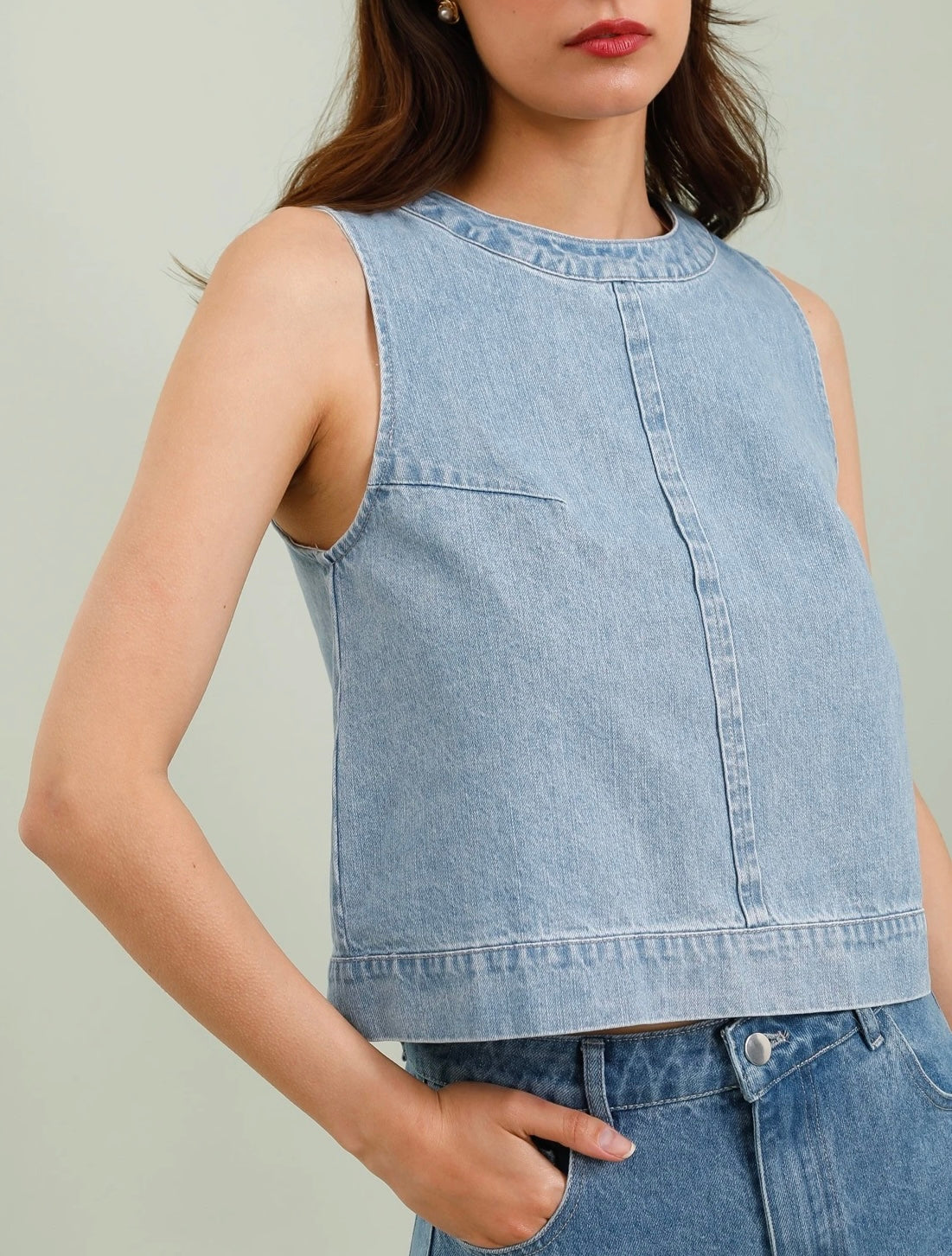 Denim Top