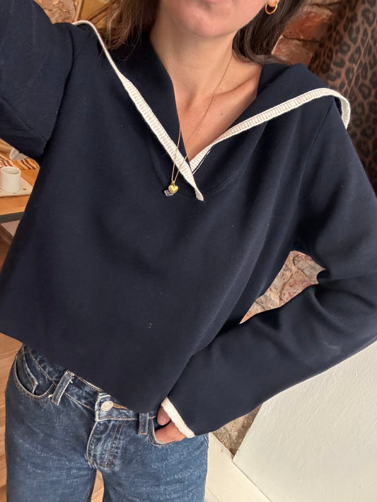Pulli mit Matrosenkragen Elli