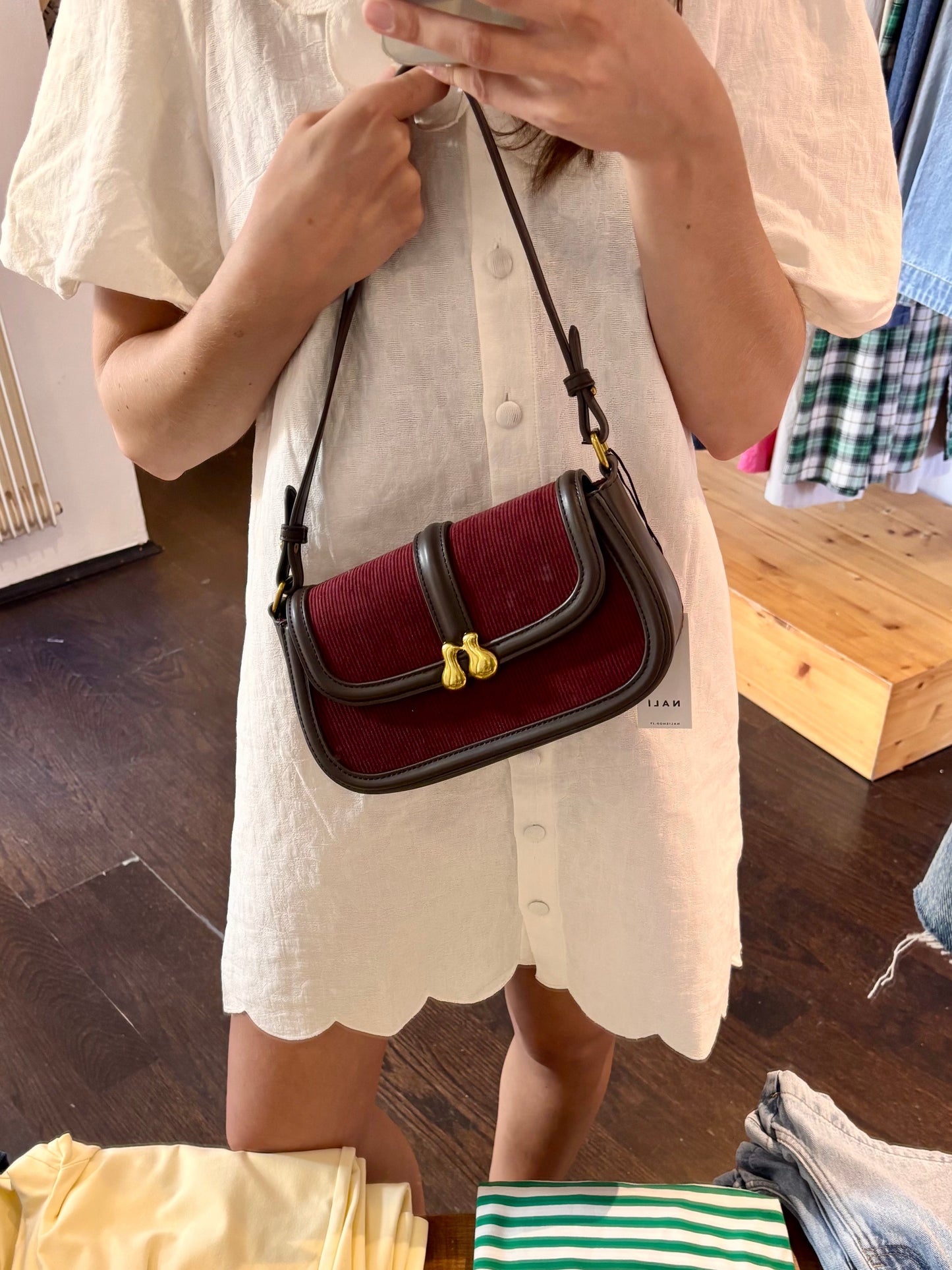 Tasche Bobby in Burgundy