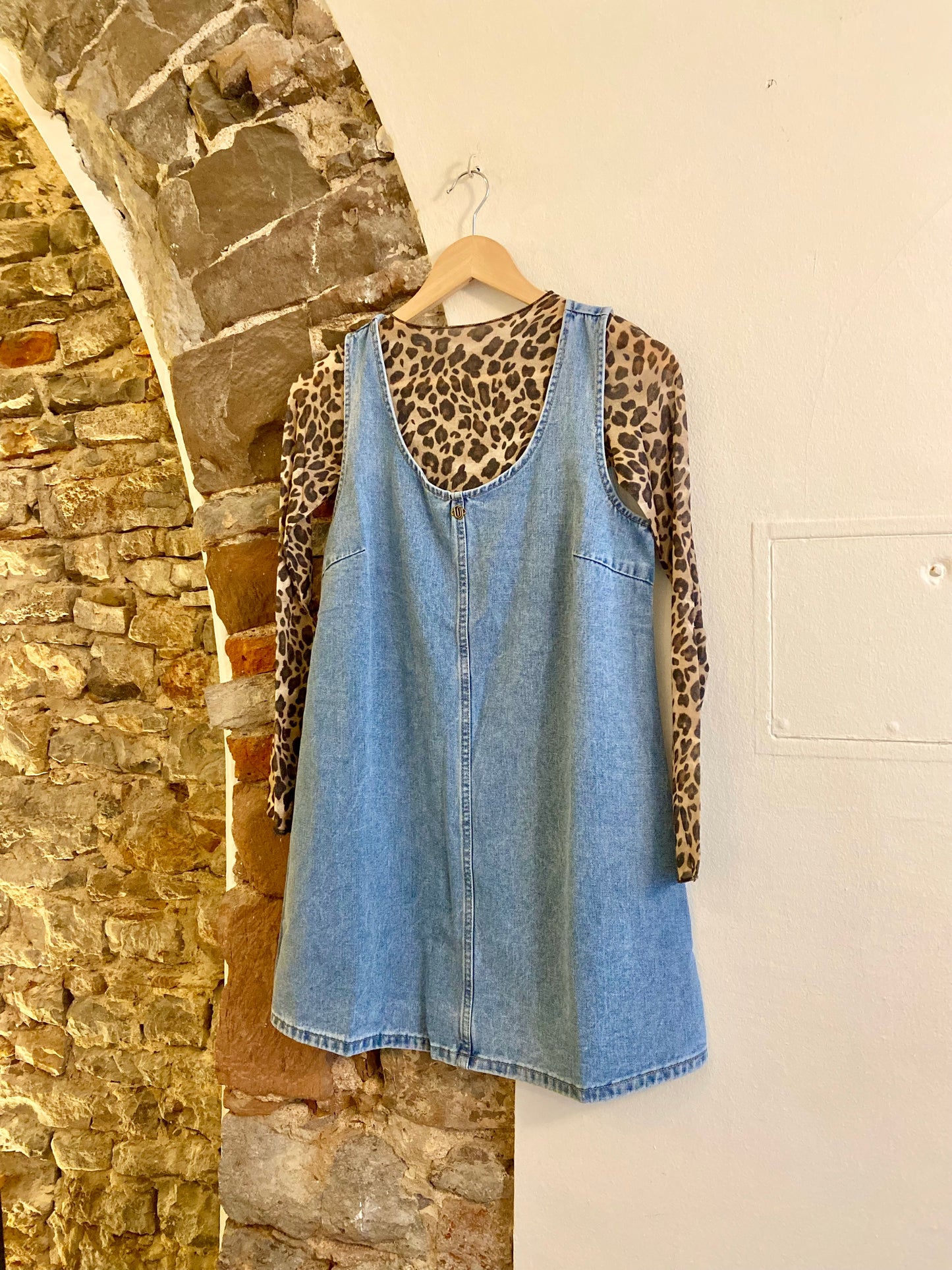Kurzes Denim Kleid