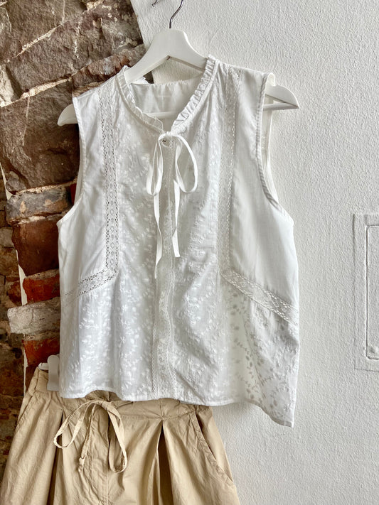 Bluse mit Spitze
