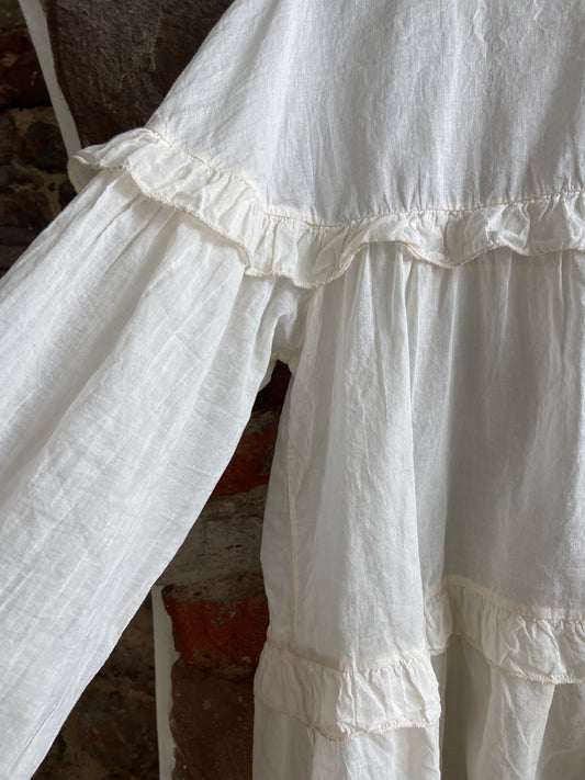Boho weite Baumwoll Bluse
