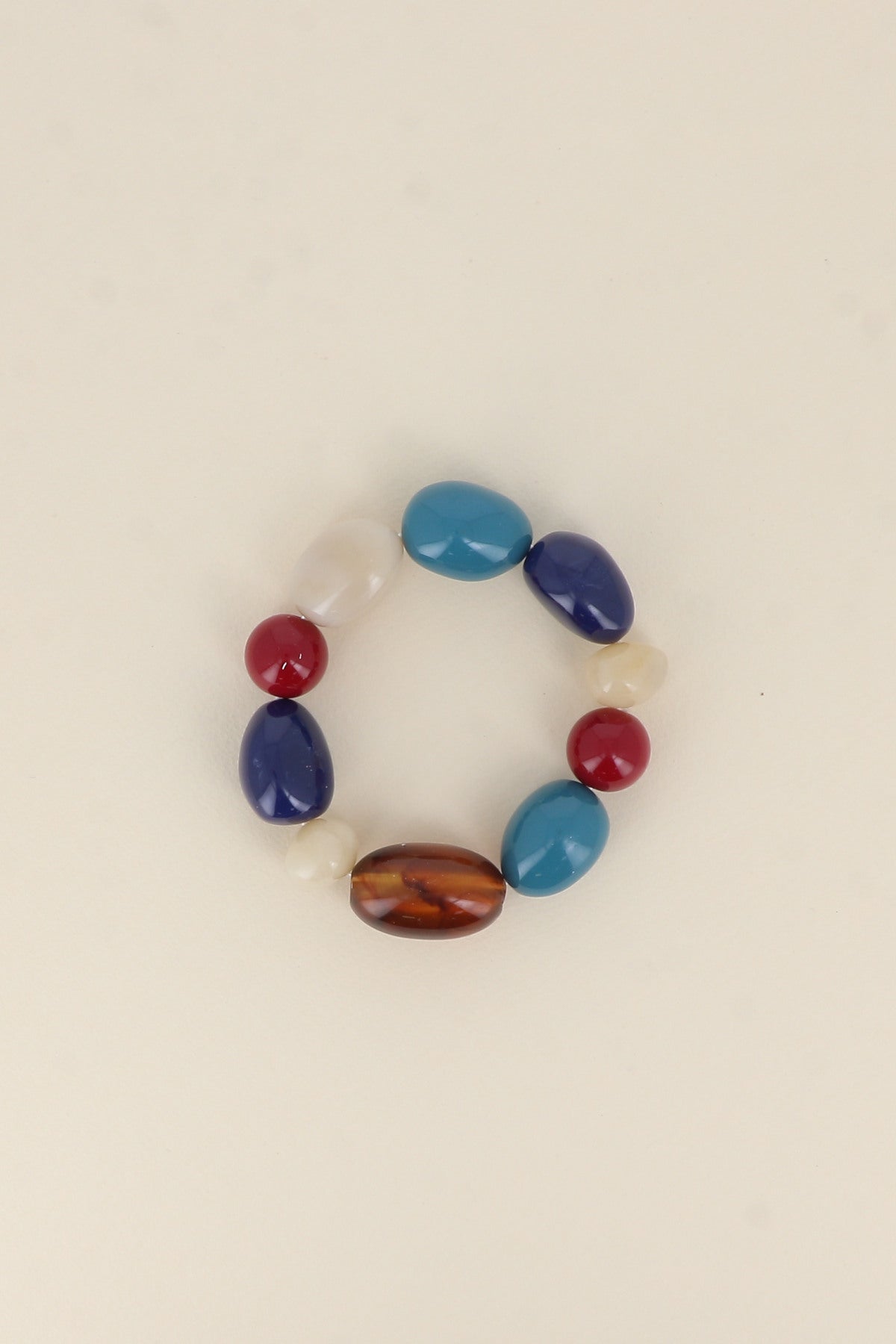 Armband folk red blue