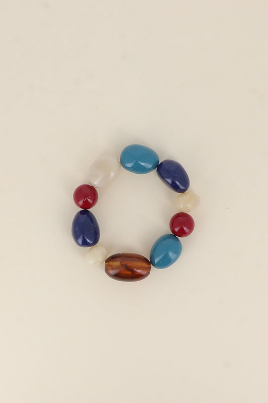 Armband folk red blue