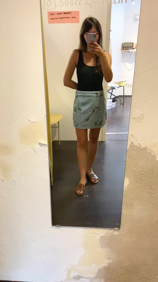 Denim Rock bestickt
